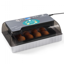 Couveuse automatique 12 œufs incubateur toutes volailles autonome avec mire œufs
